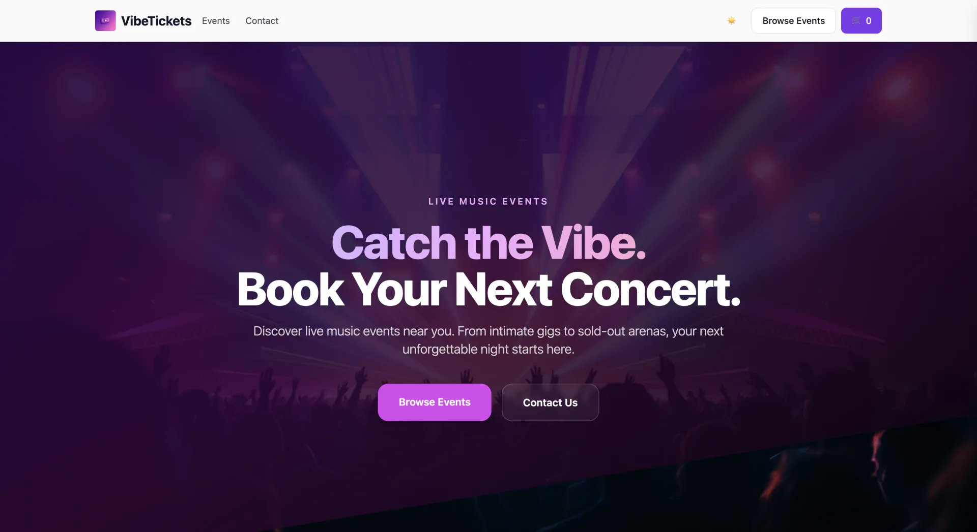 Book Your Concert