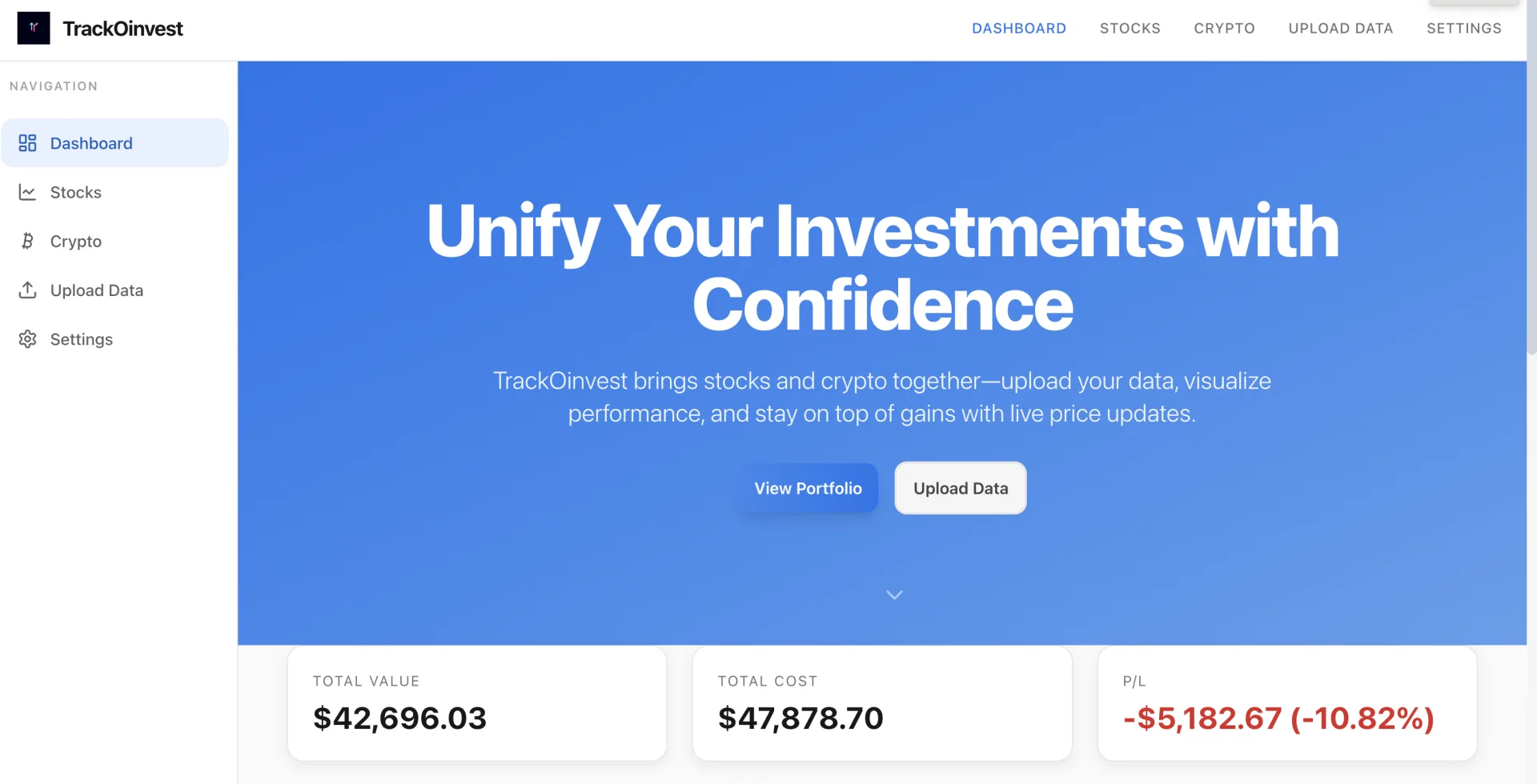 TrackOinvest – AI Investment Tracker